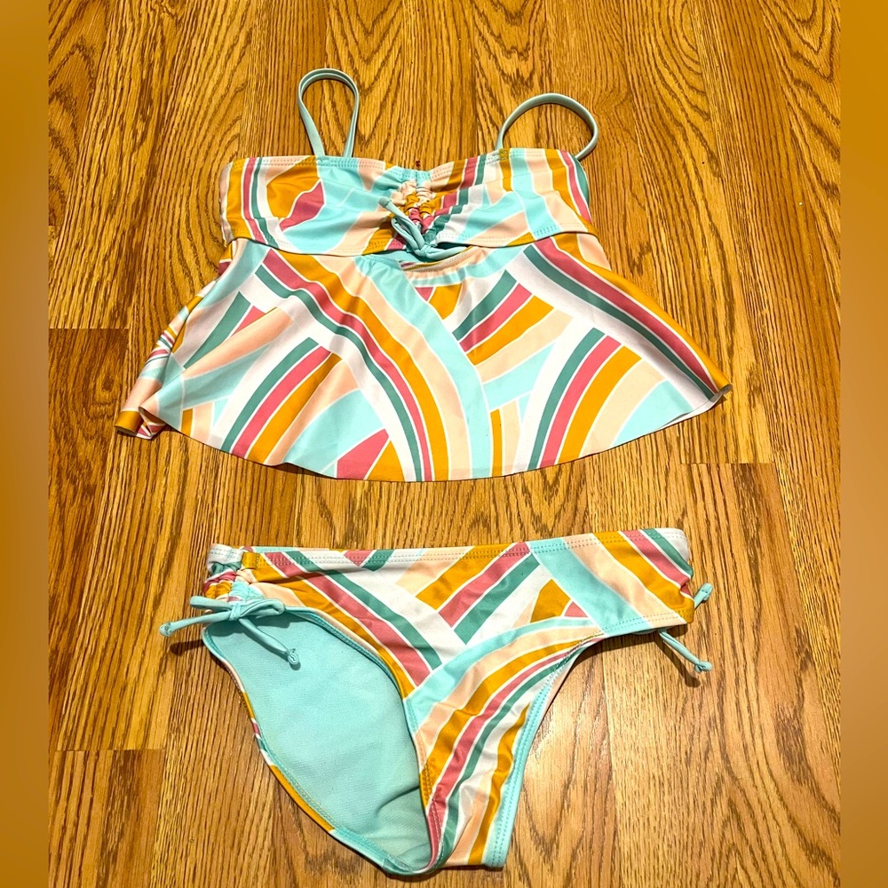 Like new Wonder Nation 2-piece bathing suit medium 7-8